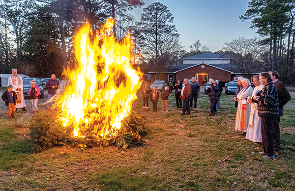 Wabingston holds burning of the Greens