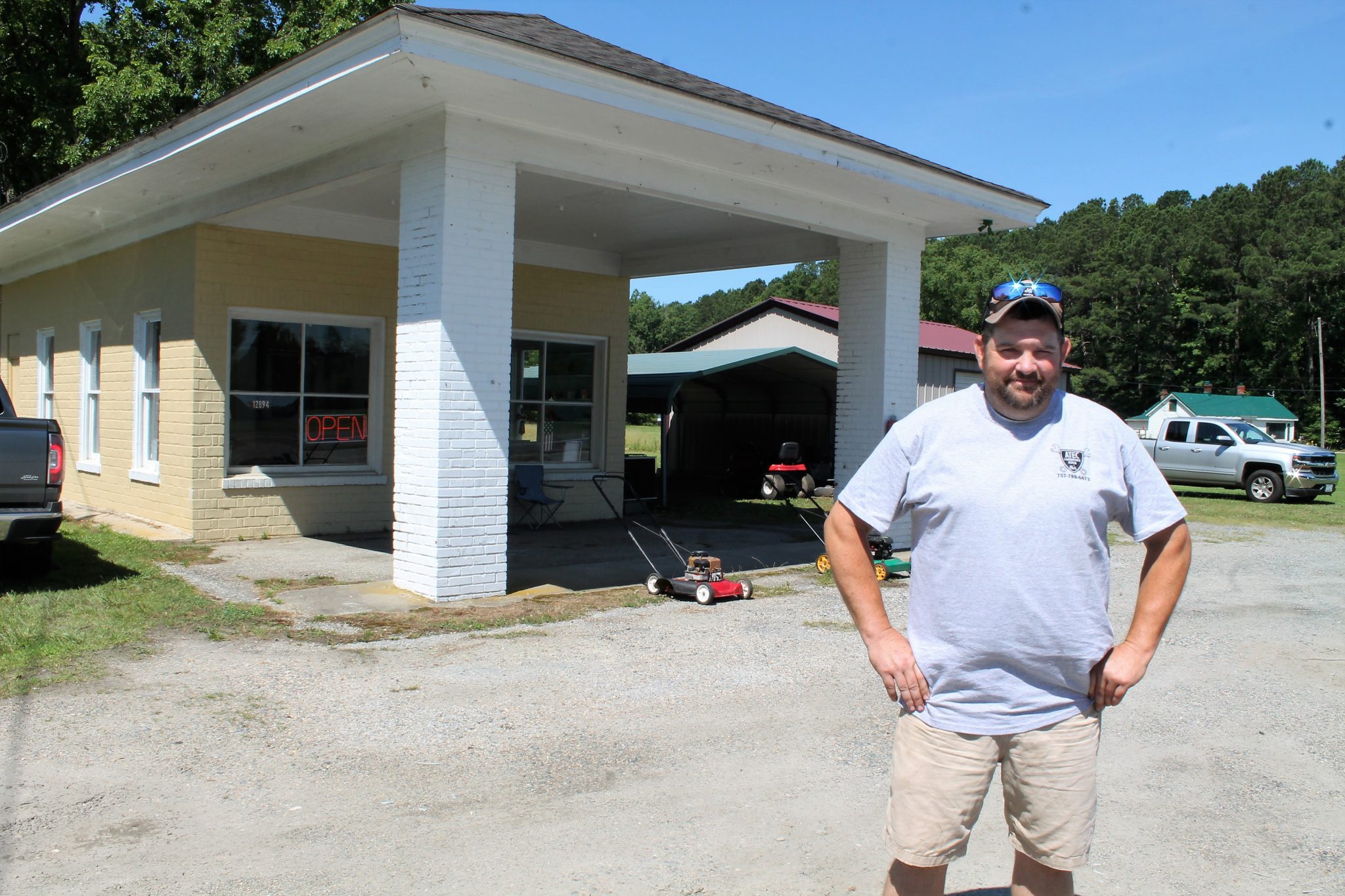 Lawnmower/small engine repair shop opens on Rt. 14 at North Gazette