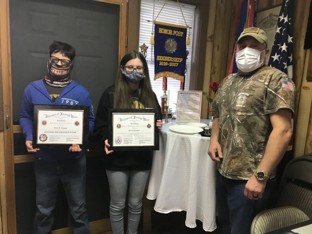 Gloucester VFW post names essay winners Gazette Journal