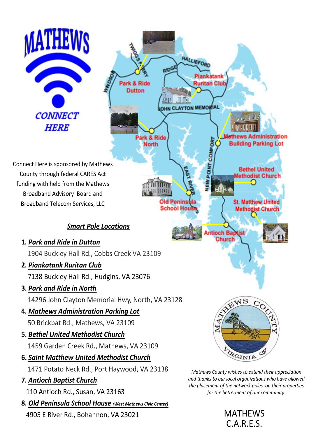 Mathews Smart Poles go online Gazette Journal