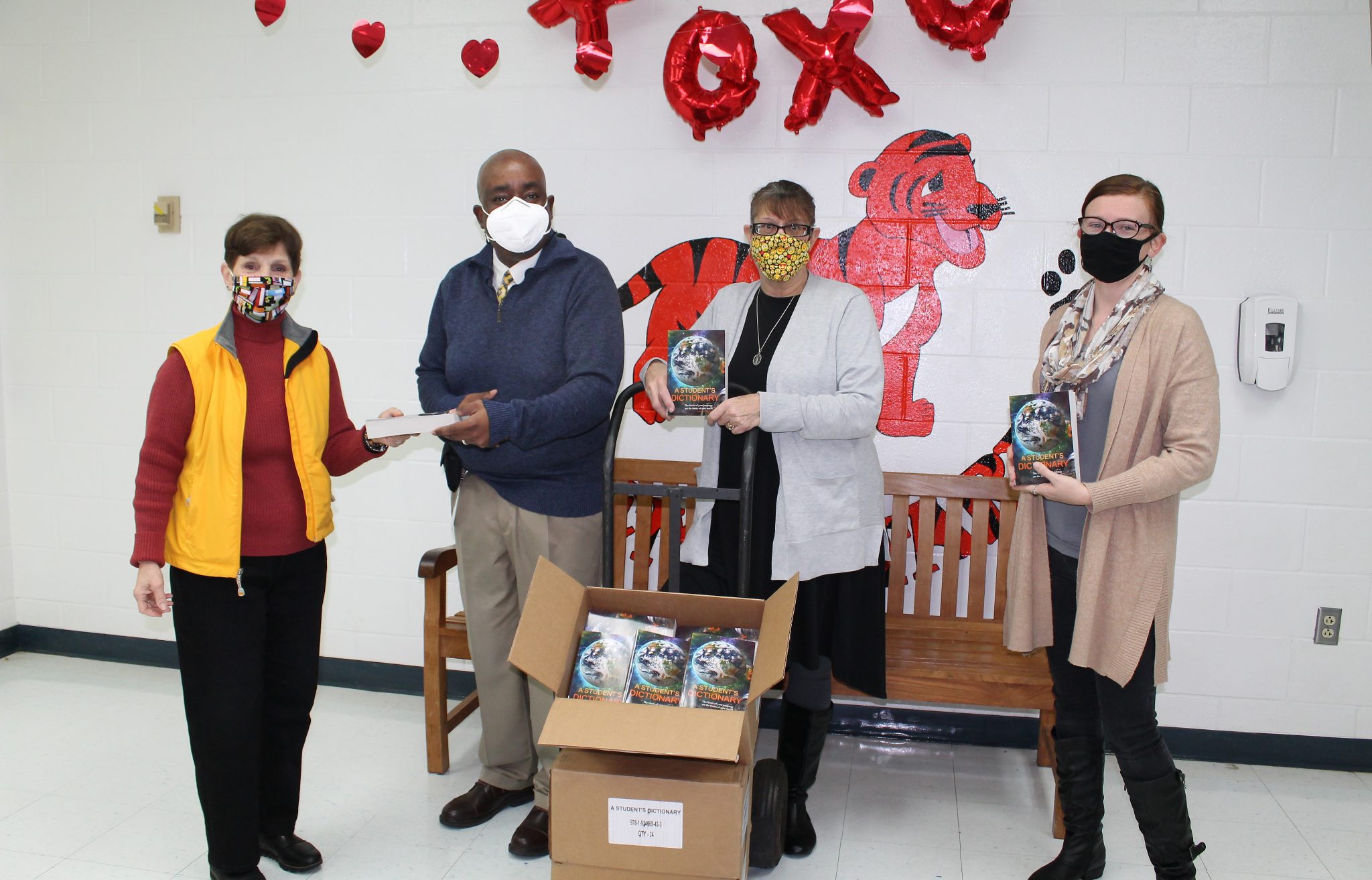 Mathews third graders receive dictionaries from library Gazette Journal