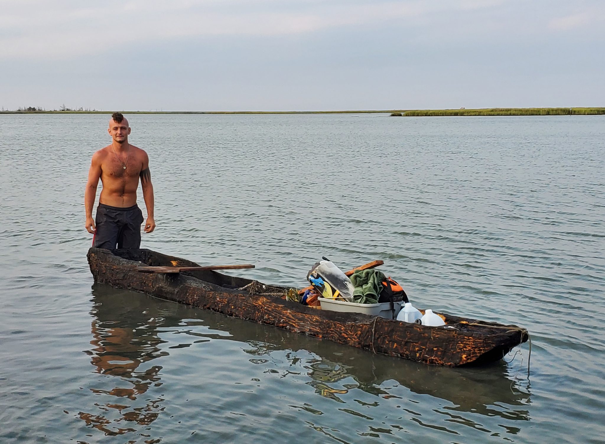 Reed constructs authentic dugout canoe Gazette Journal