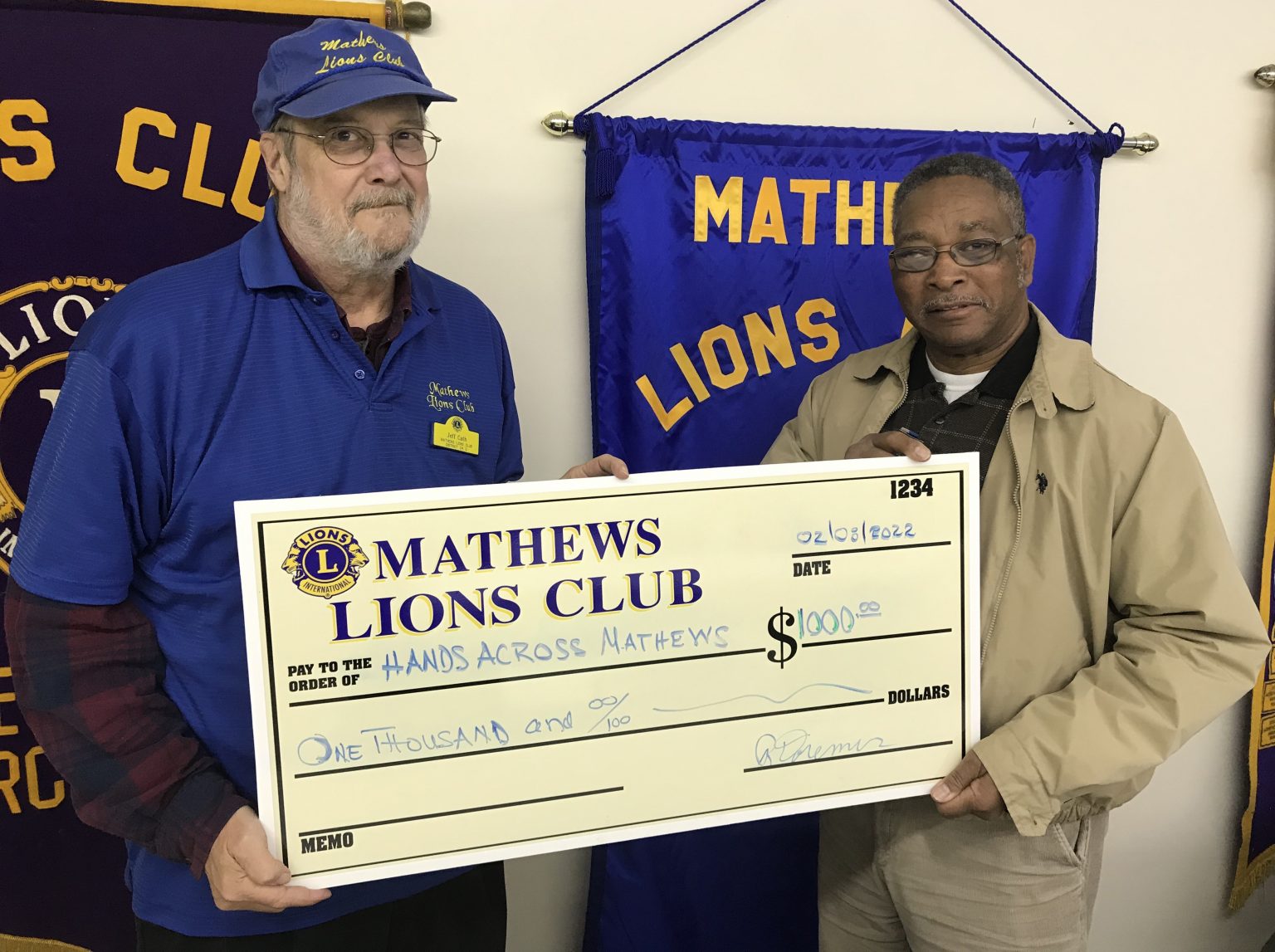 Lions Club donations Gazette Journal