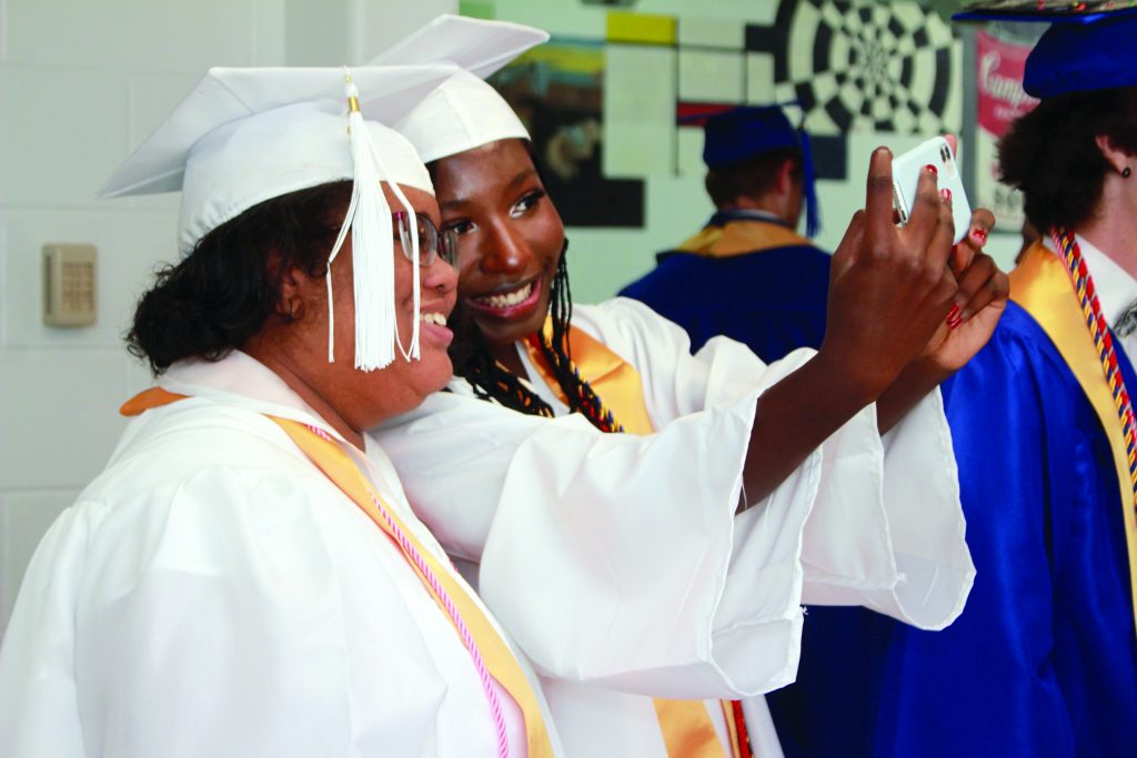 1a mhs graduation jael williams and desiree dixon