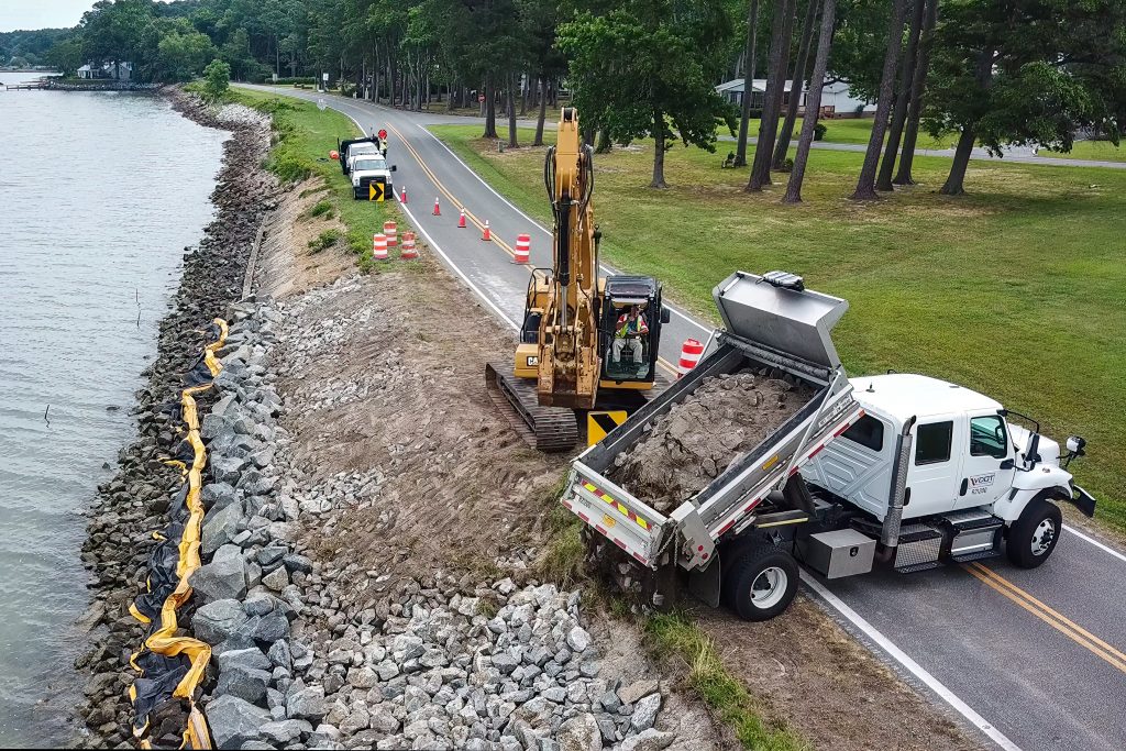 mathews gwynn's island road repair