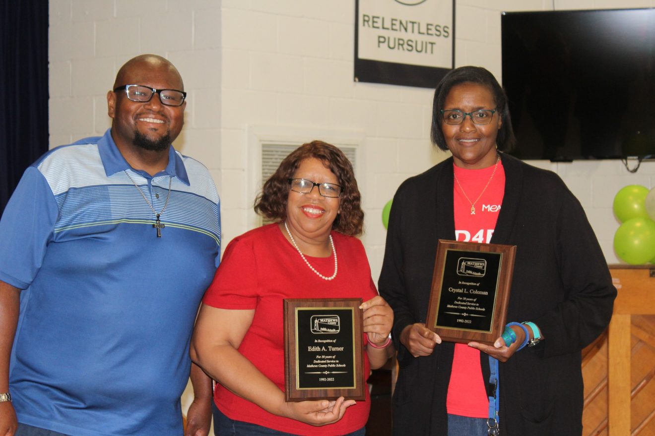 Mathews school employees honored Gazette Journal