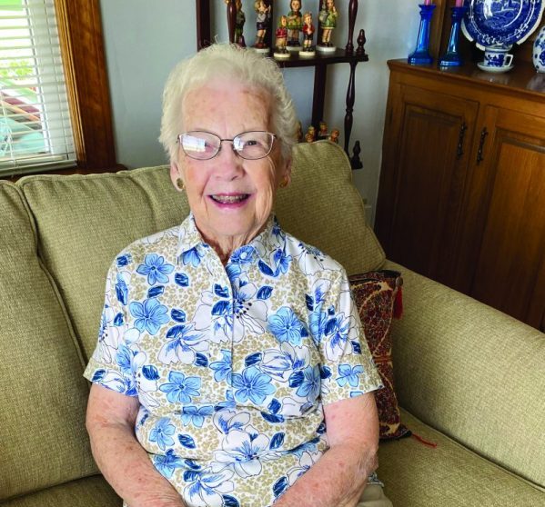 Retired educator and active Bellamy UMC member Nan Pointer at her Claybank home.