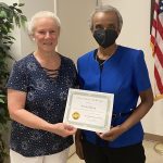 Sylvia Dixon, right, was named “Retired Educator of the Year”