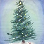 holiday calendar art classes paint a tree arts on main