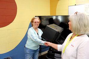 voting lisa pittman and sticker joyce pully
