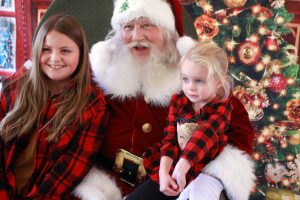 Leah Hyde, 11, and Marjorie Richardson, 3