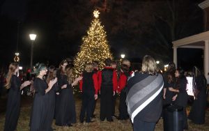 gloucester tree is lighting clapping