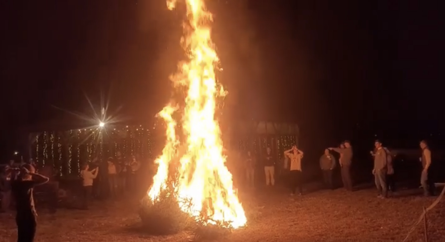 church ware burning greens