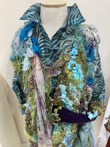 arts bay school fiber arts color of the sea