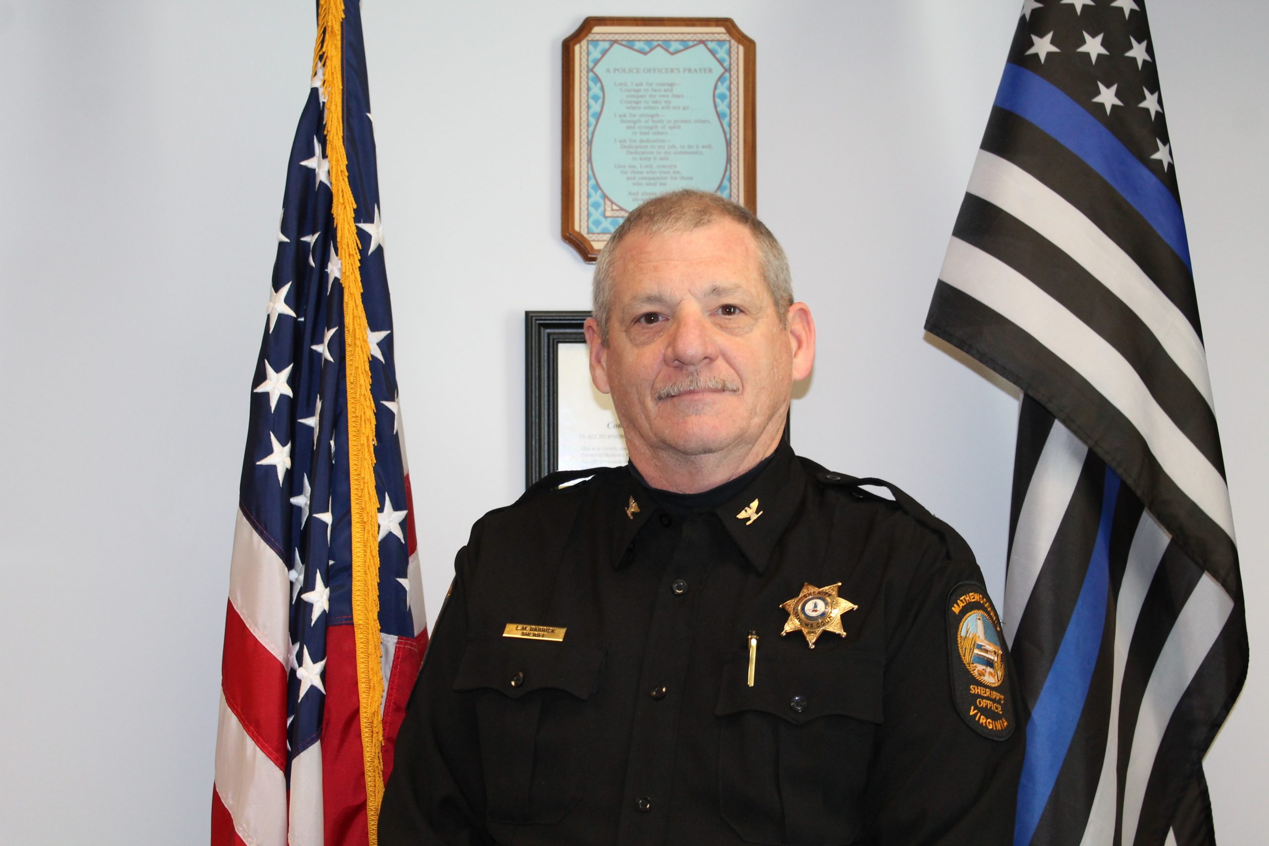 mathews sheriff to retire