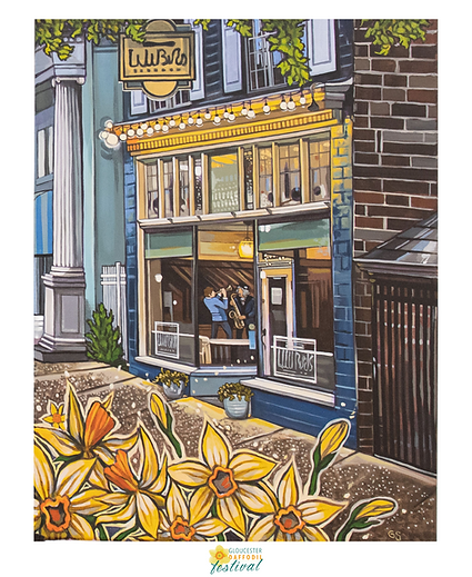 daffodil festival print