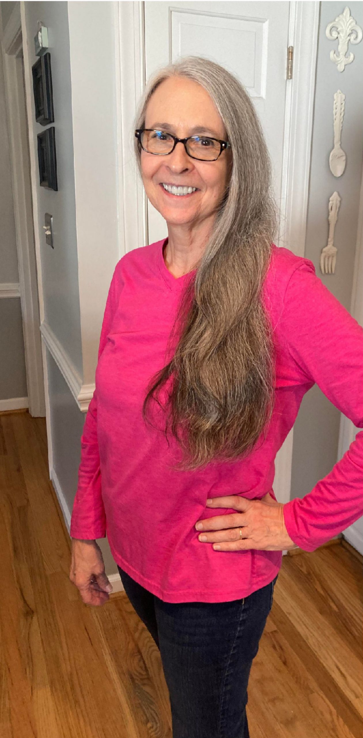 mathews hurst hair before