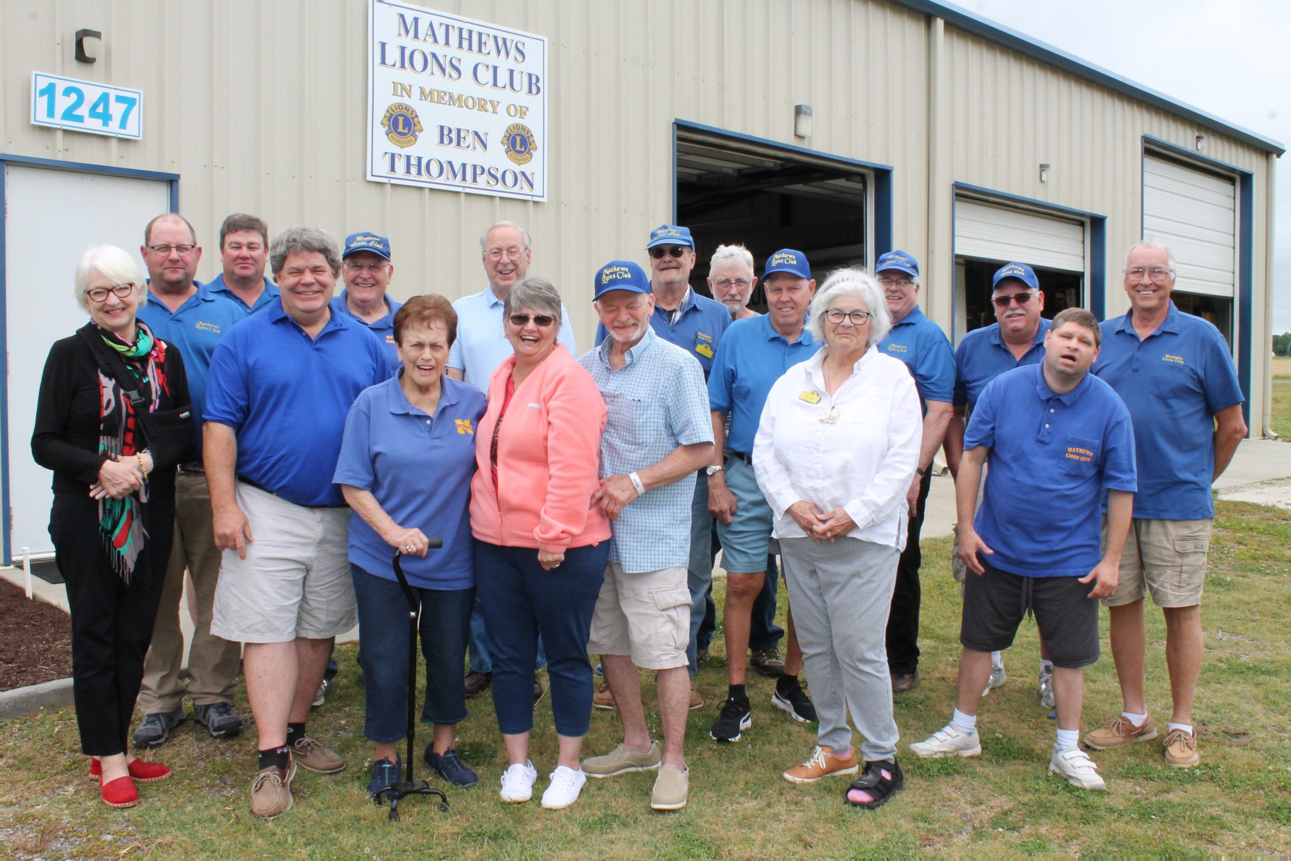 mathews lions building dedication 1