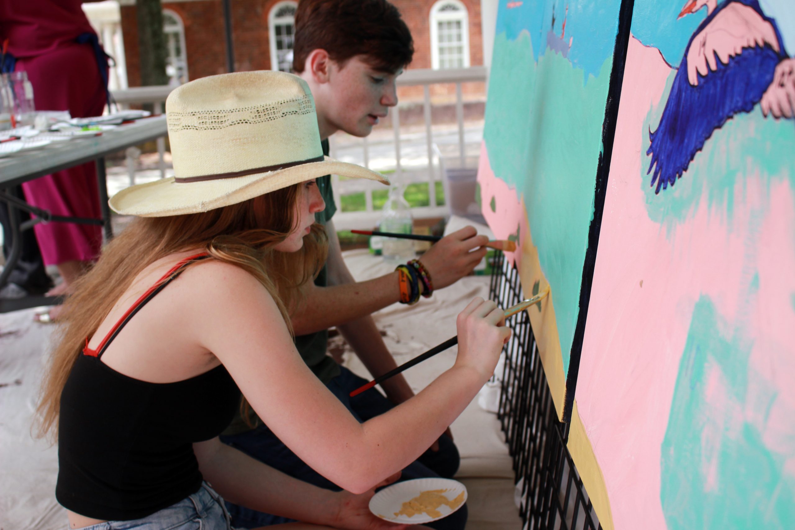 arts village arts day mural