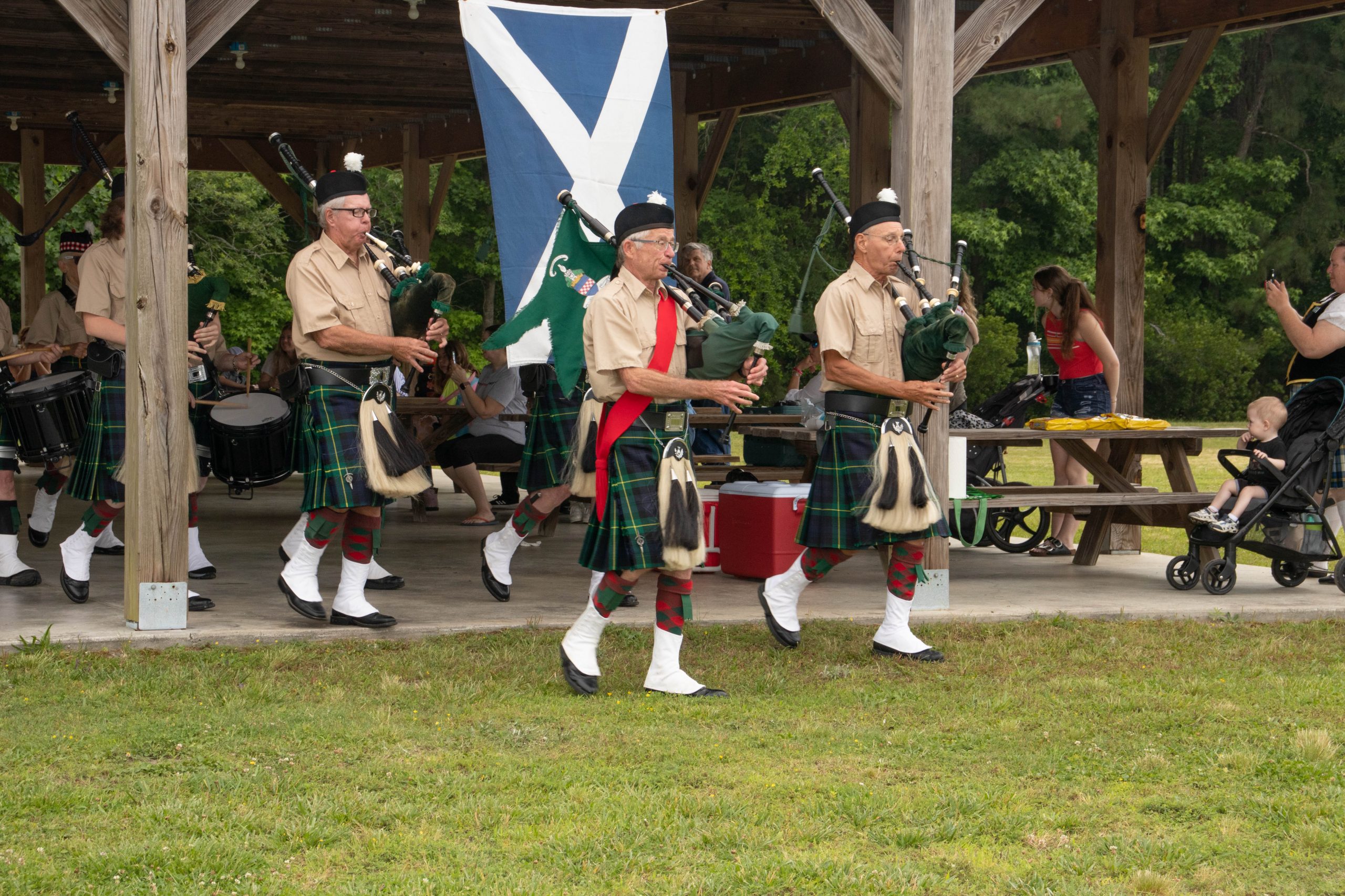 mathews highland games 2023 bagpipes