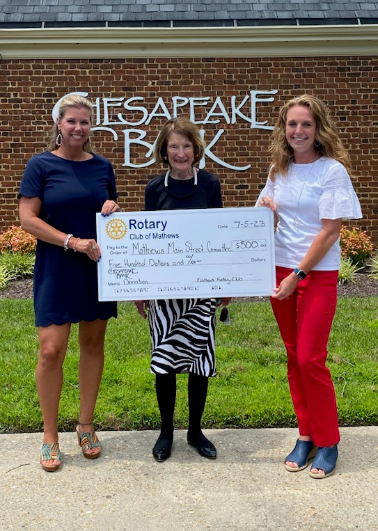 mathews main street flower basket fund