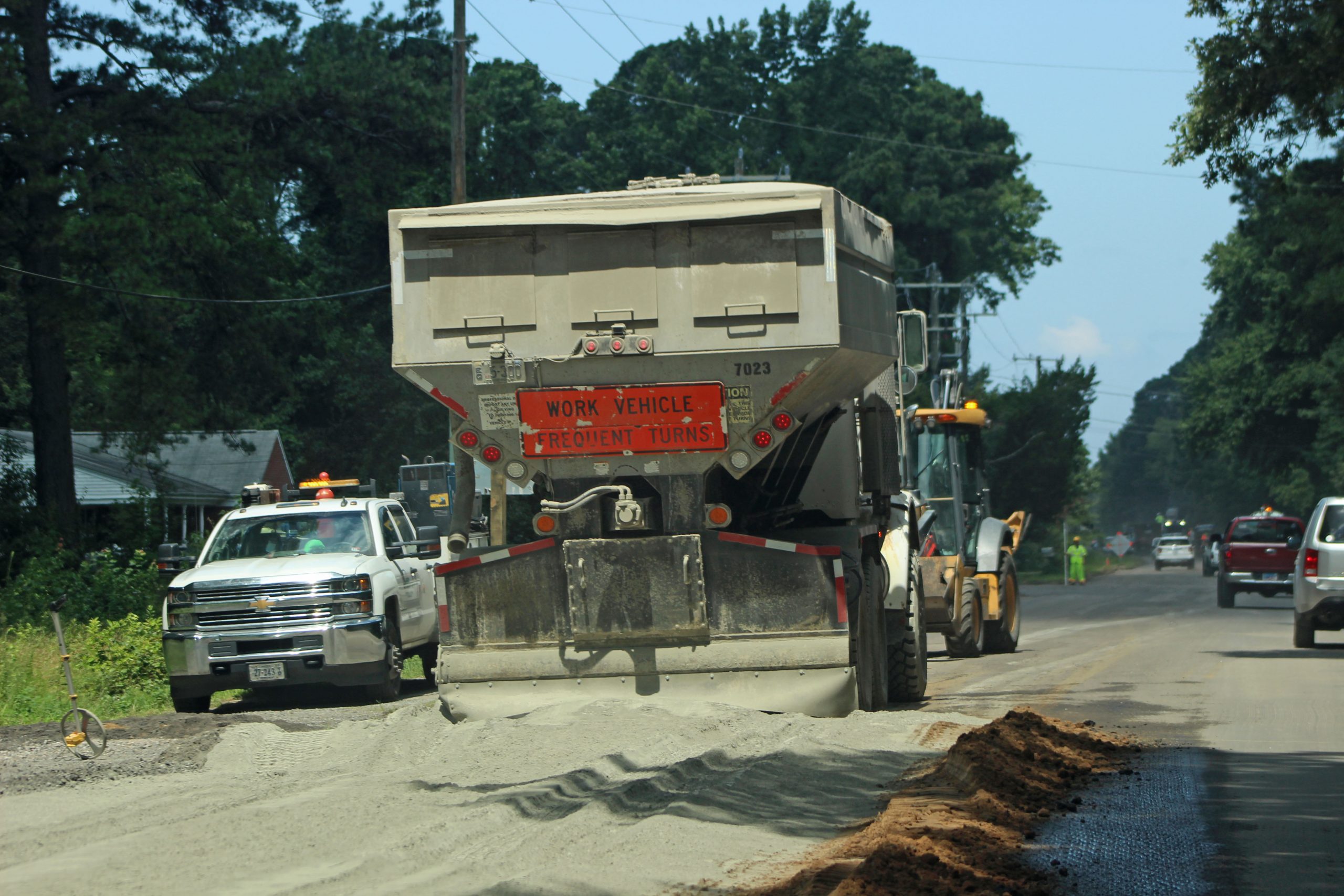 point guinea road work 1