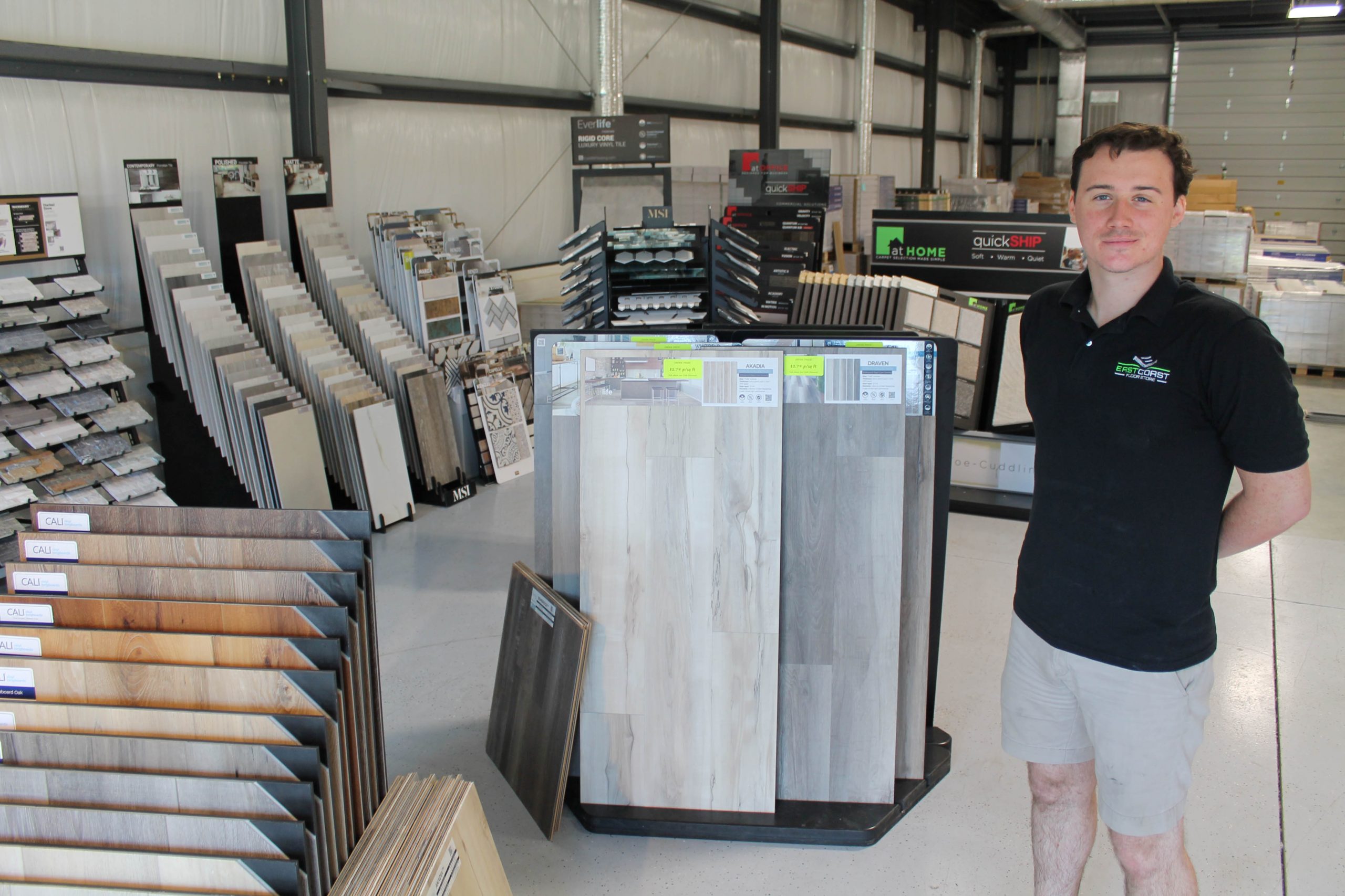 business east coast store floor