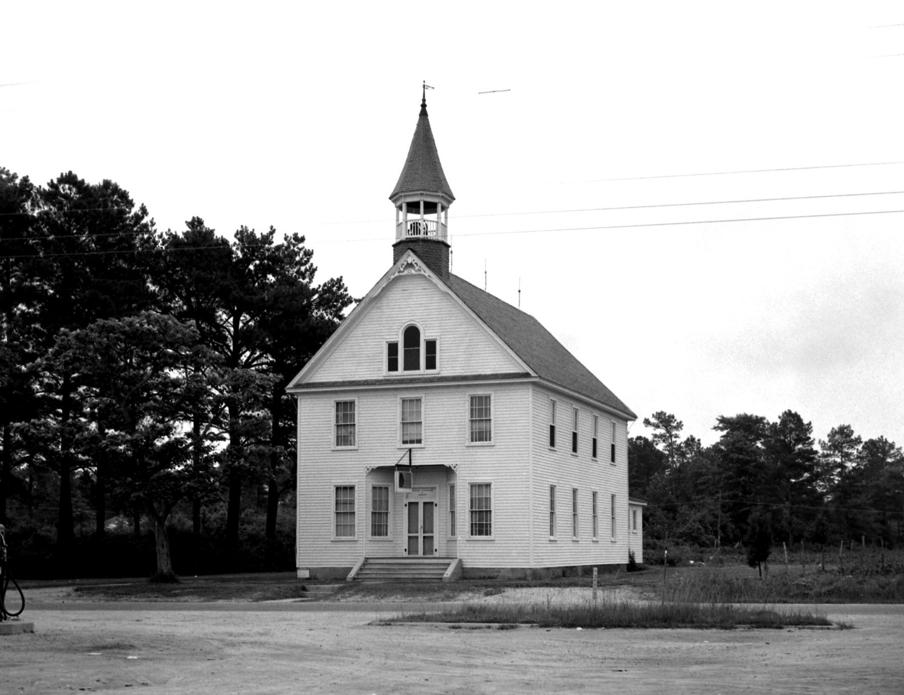 lightning rods on achilles red mens hall 1959
