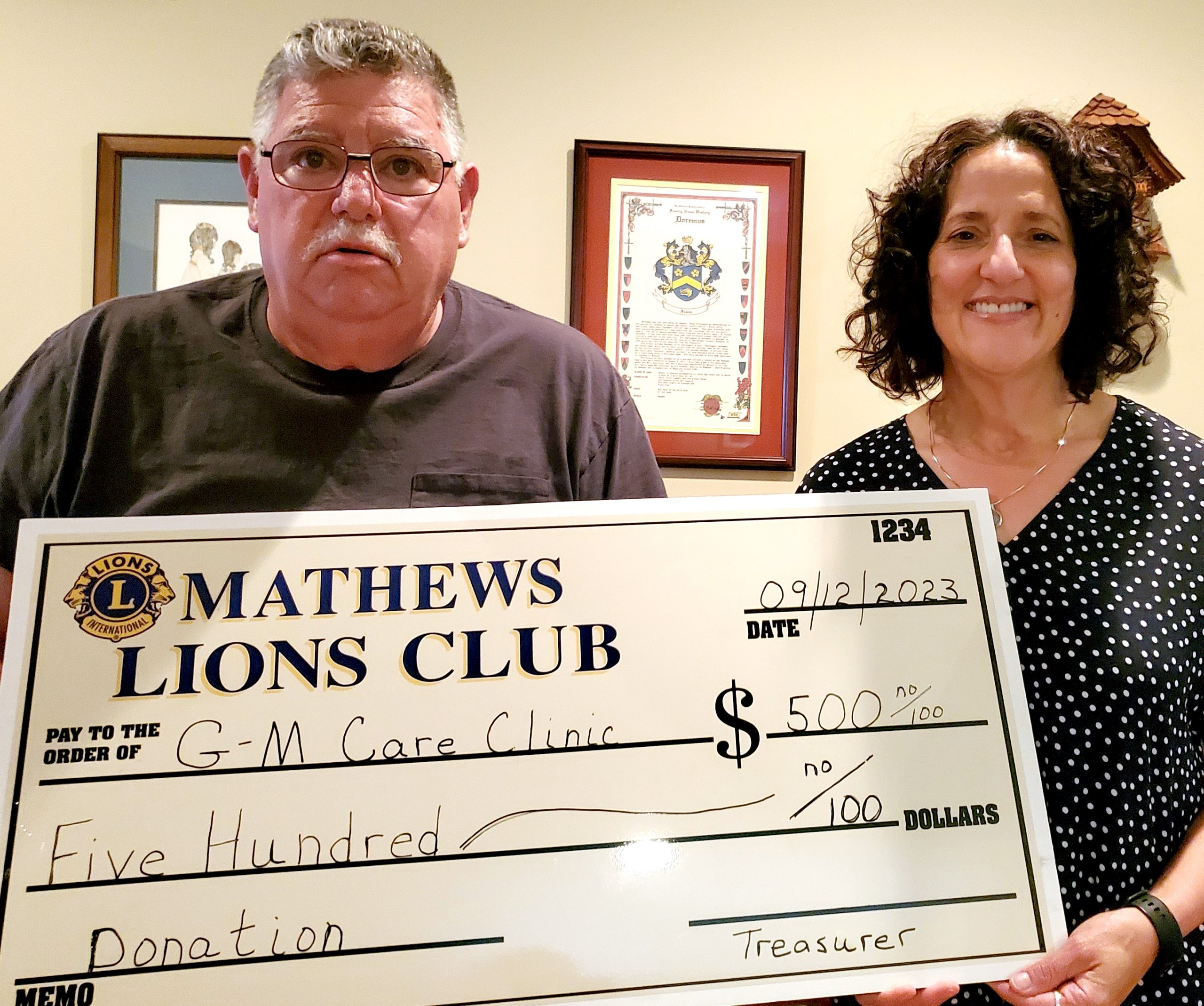 mathews lions club