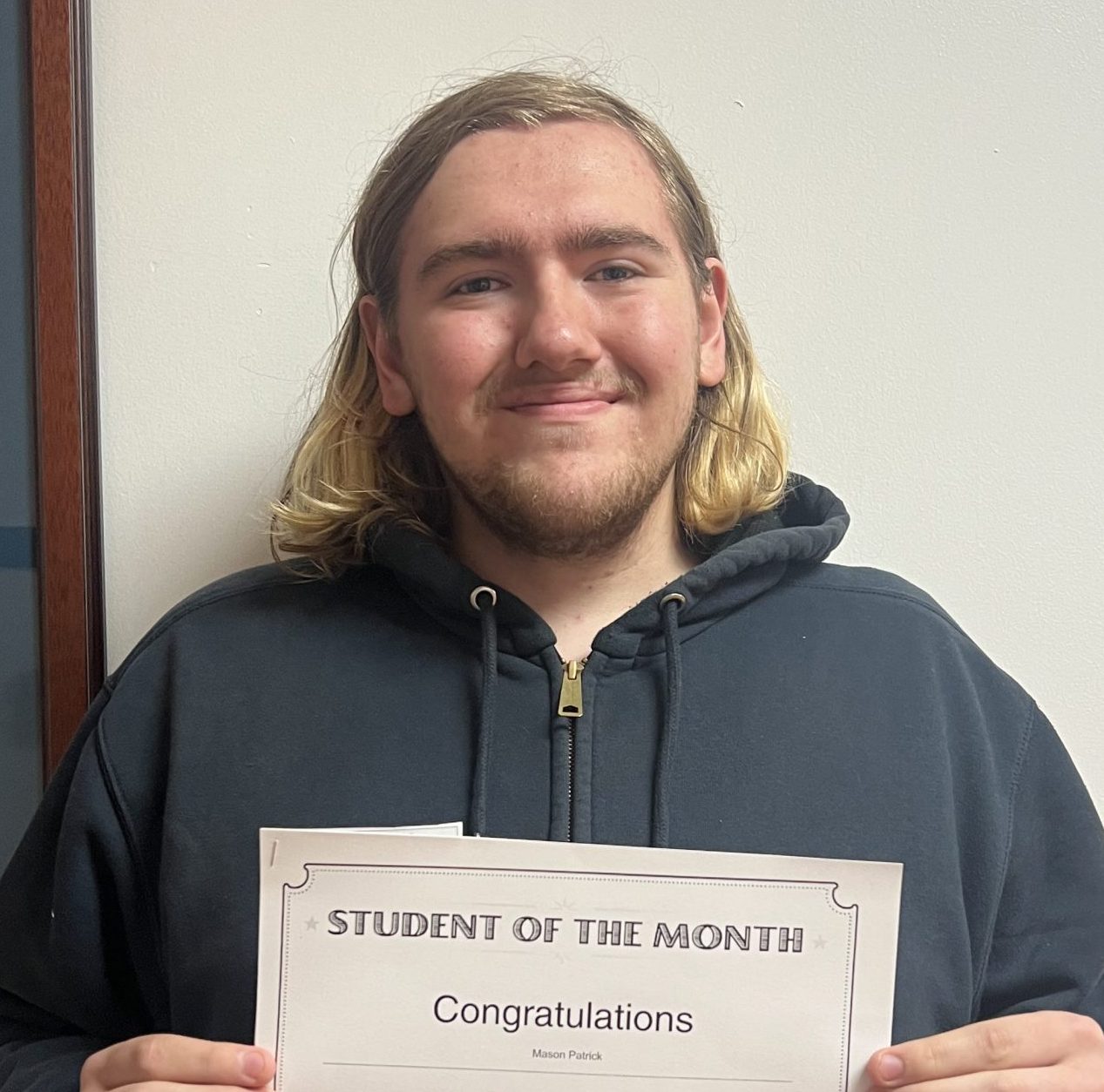 schools mhs student of month patrick