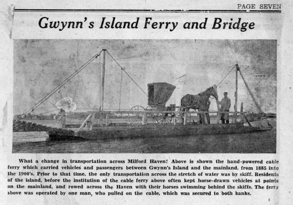 MW035 Gwynn's Island cable ferry