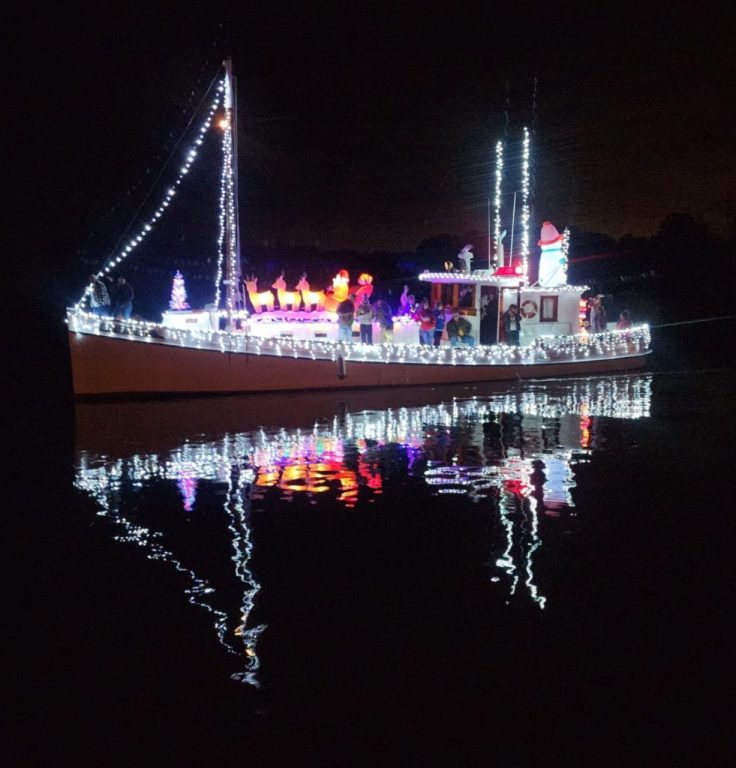 mathews lighted boat parade