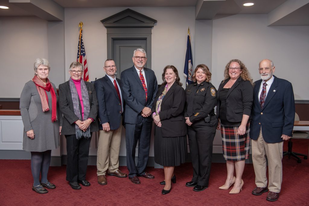 edit mathews elected officials swearing in