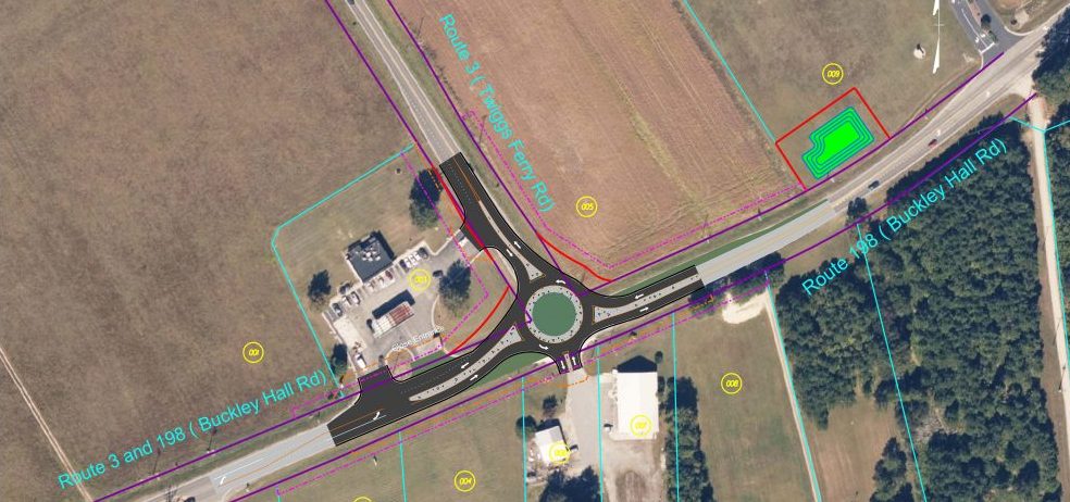 mathews roads update rt 198 roundabout