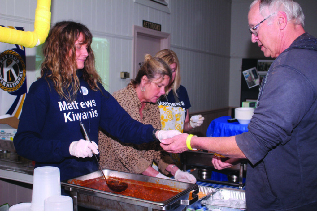mathews chili cookoff kiwanis club