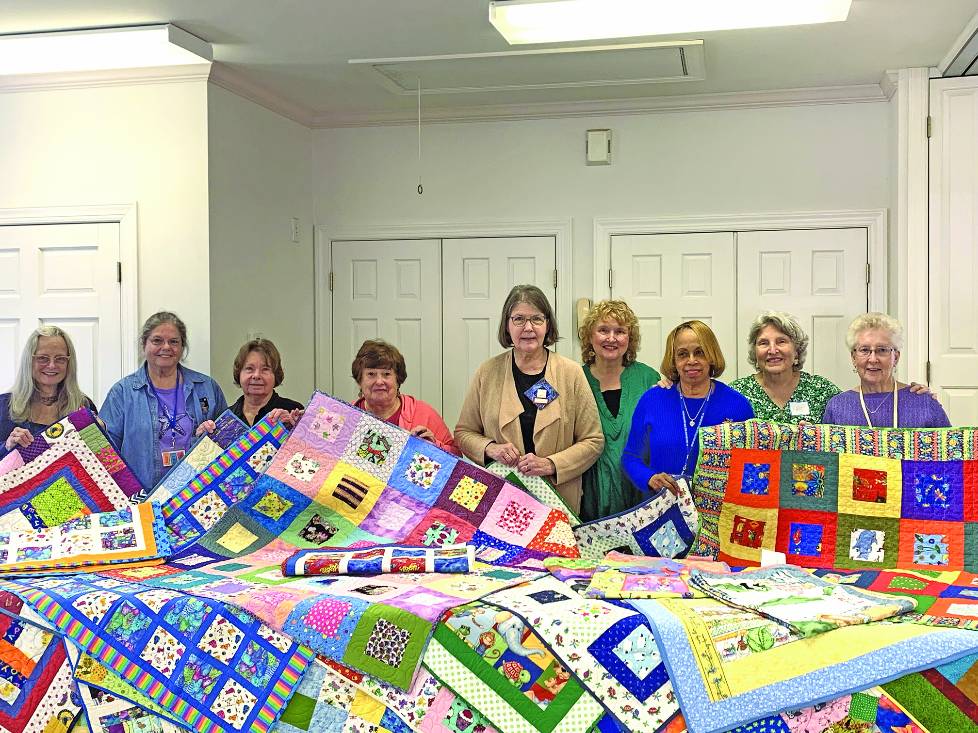 Emily,Sweetie,Janet,Carol,Kathy, Cheryl, Ava, Pat, Lynne