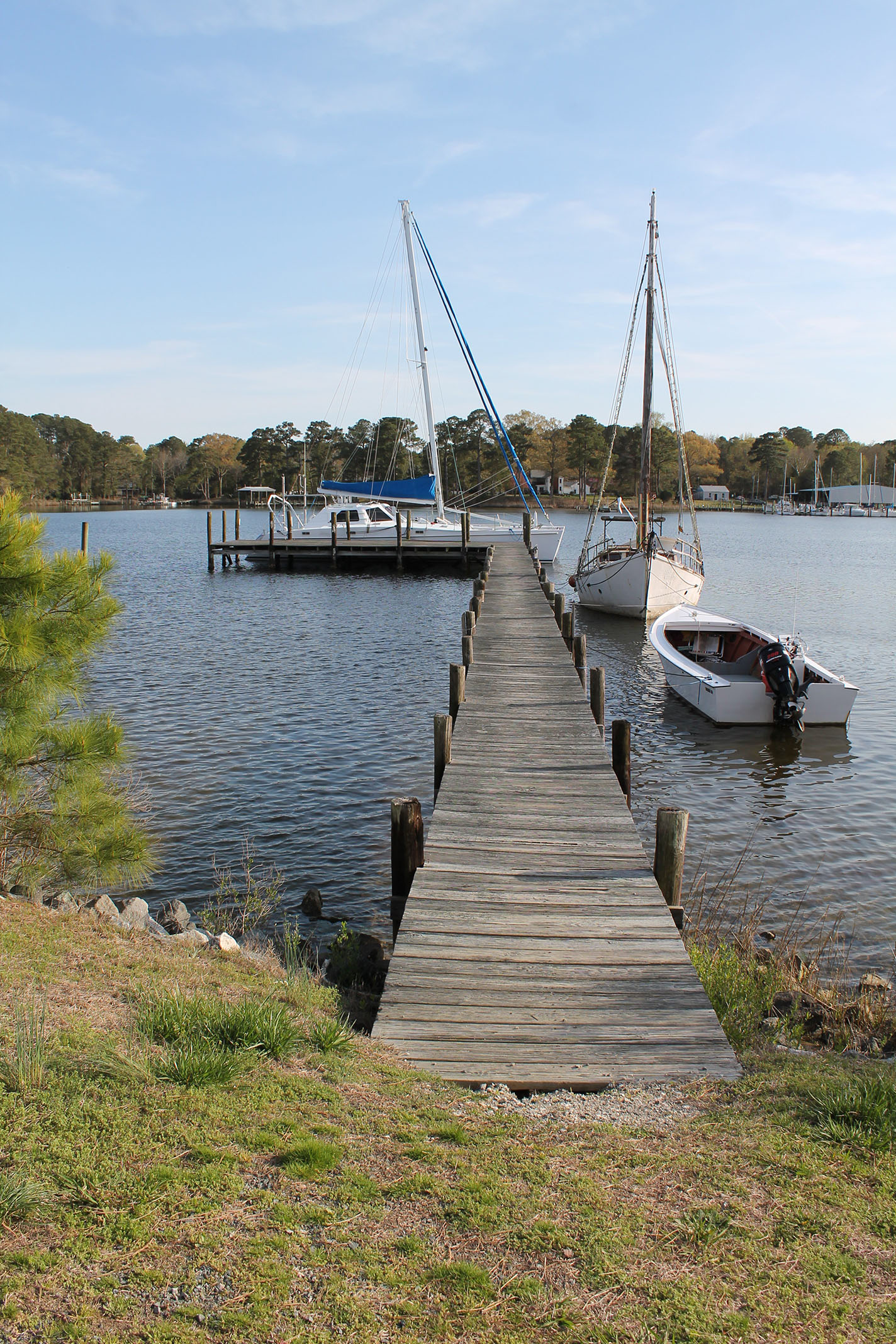 mathews pier in hallieford being replaced