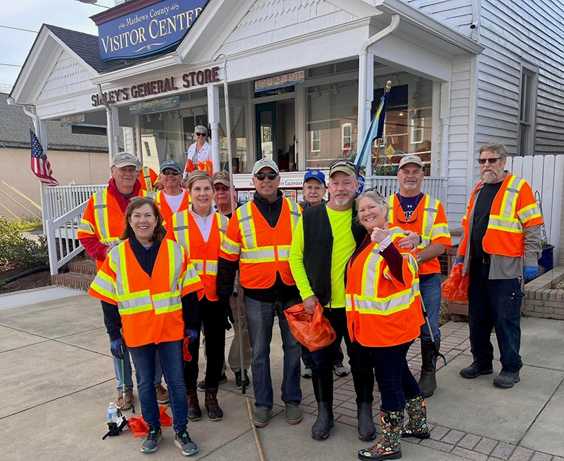 mathews road cleanup