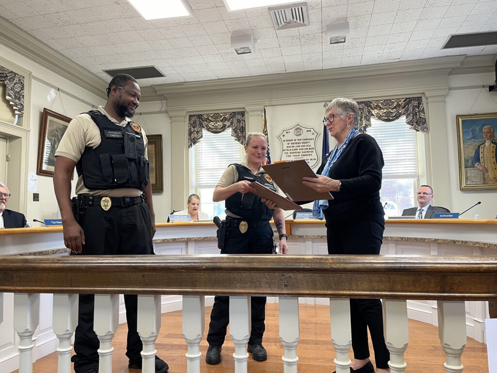 mathews supes animal control recognition
