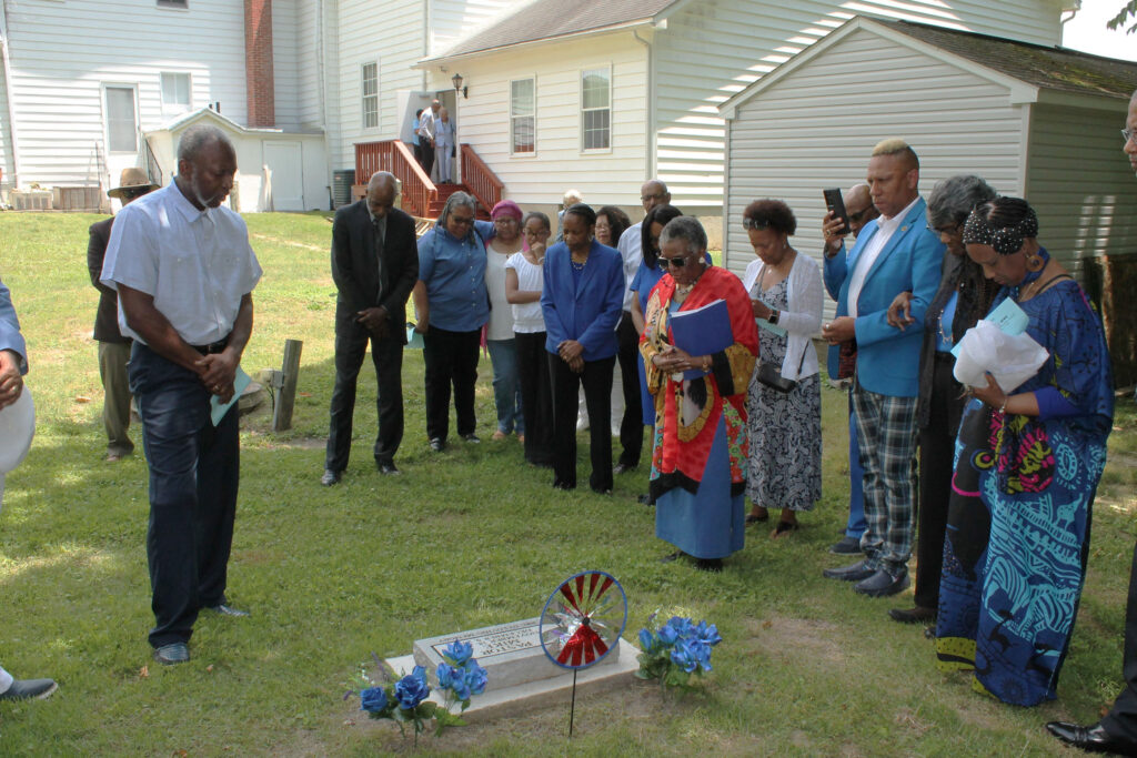 church pastor bill marker dedication 1