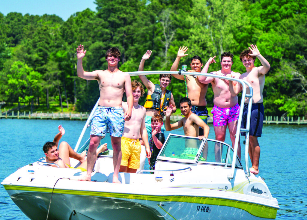 community on the river