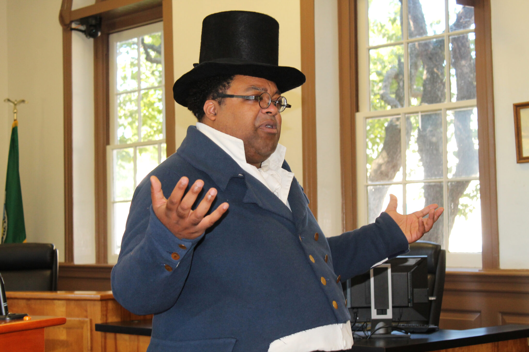 Historical interpreter tells tale of James Armistead Lafayette