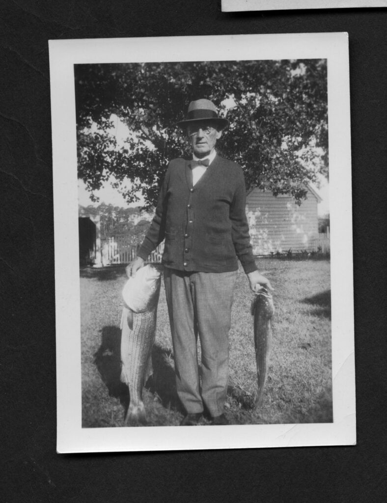 lore and legend callis wharf walter eugene callis with fish098