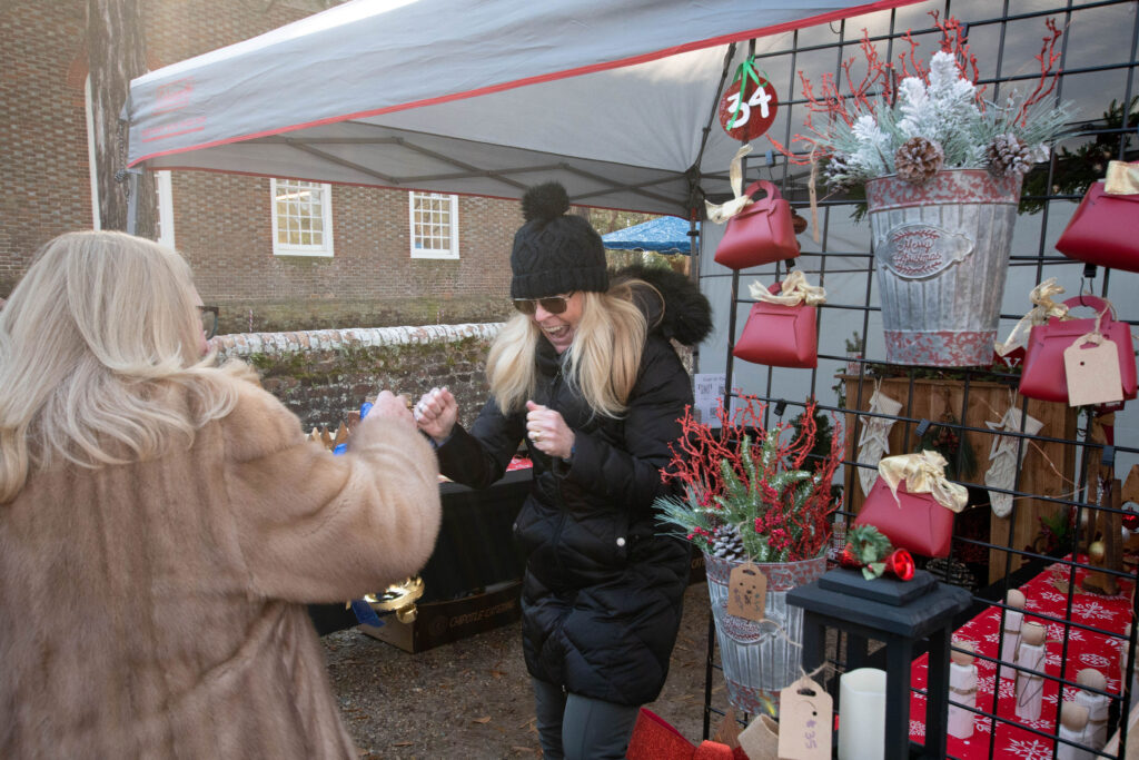 business market Joy Charbonneau rejoices winning first place