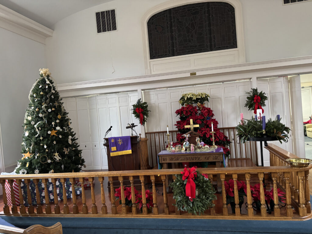church hanging of the greens