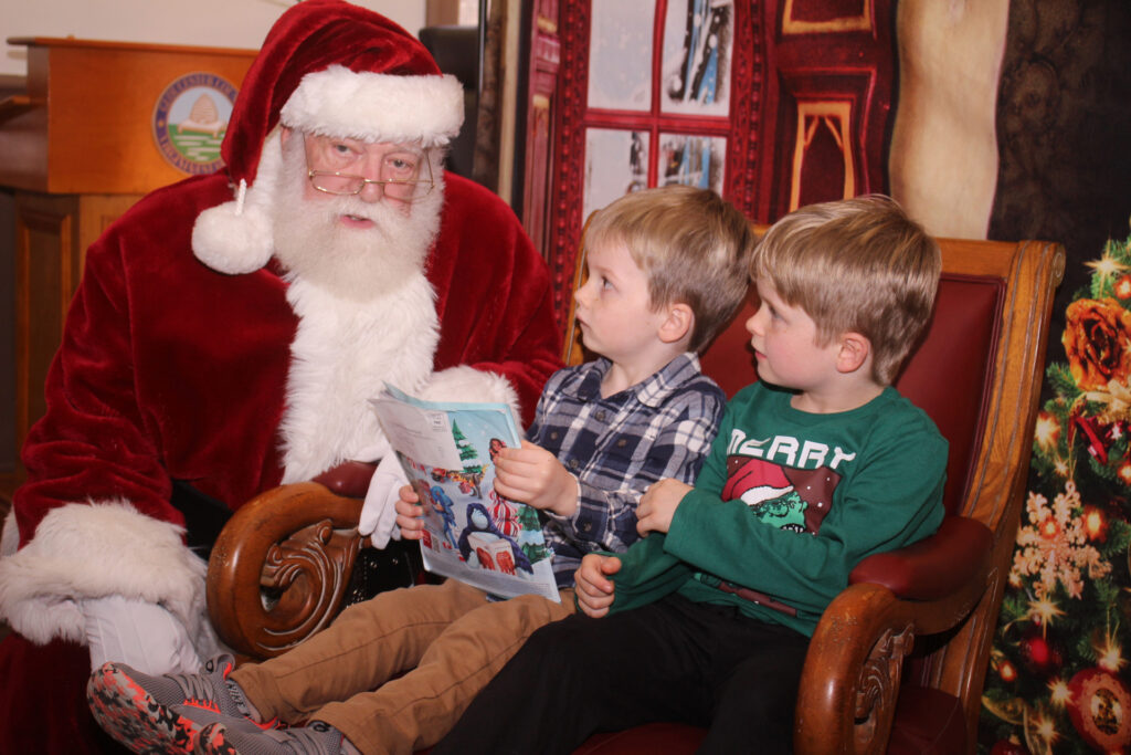 gloucester Mason Nazak, 4, and Asher Nazak, 6, from left