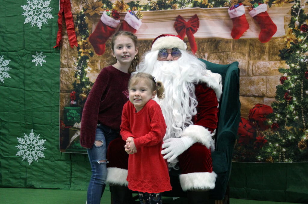 library santa jordan, 8, paige, 2, shogeren