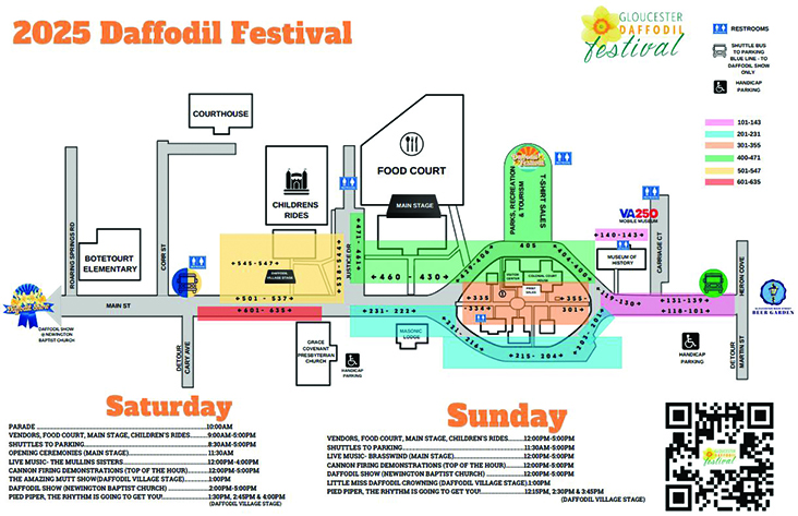 daffodil official map