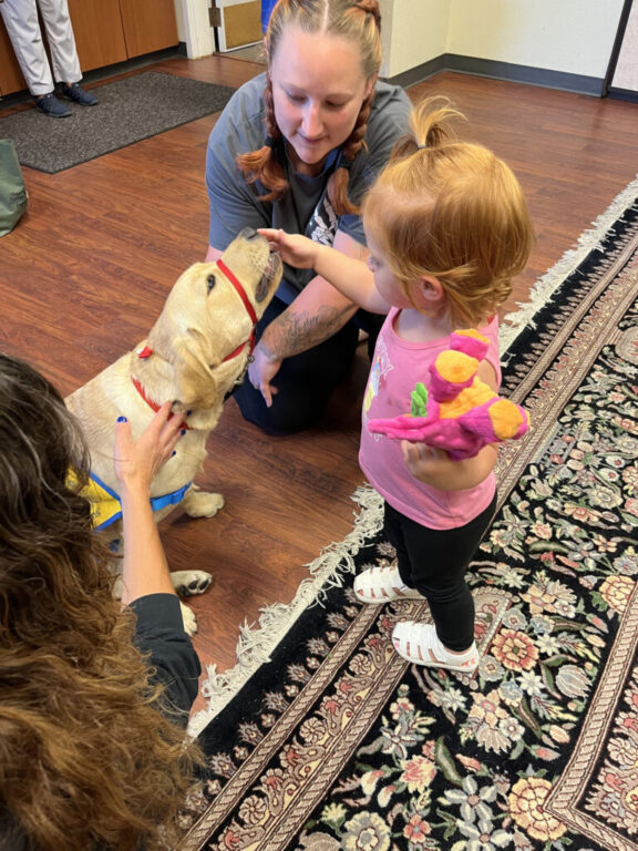 mathews canine companions at library 1