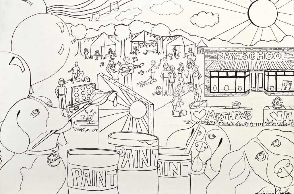 1a arts and barks festival 2025community painting